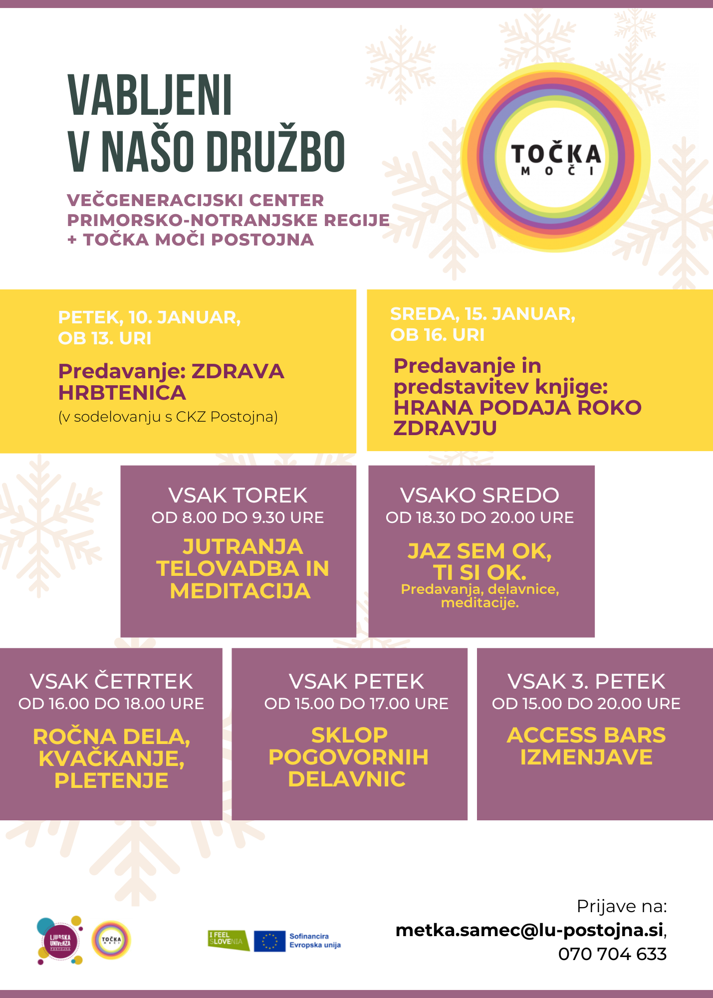 VGC TOČKA MOČI _ napovednik za januar 2025